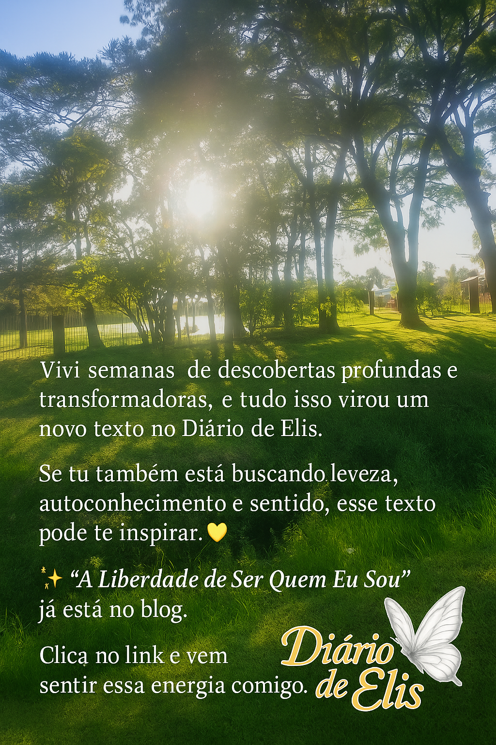 A Liberdade de Ser Quem Eu&nbsp;Sou✨